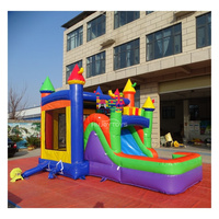 Château gonflable pour enfants, structure de jeu gonflable avec toboggan et aire de jeux