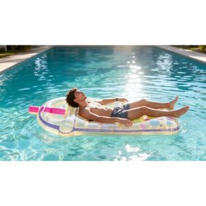 INTEX 58738 BOBA BUDDY FLOAT Dessin Animé Mignon Tasse Forme Gonflable Piscine Flotteur Gonflable Piscine Radeaux 1.73mX99cmX20cm - Product Image 1