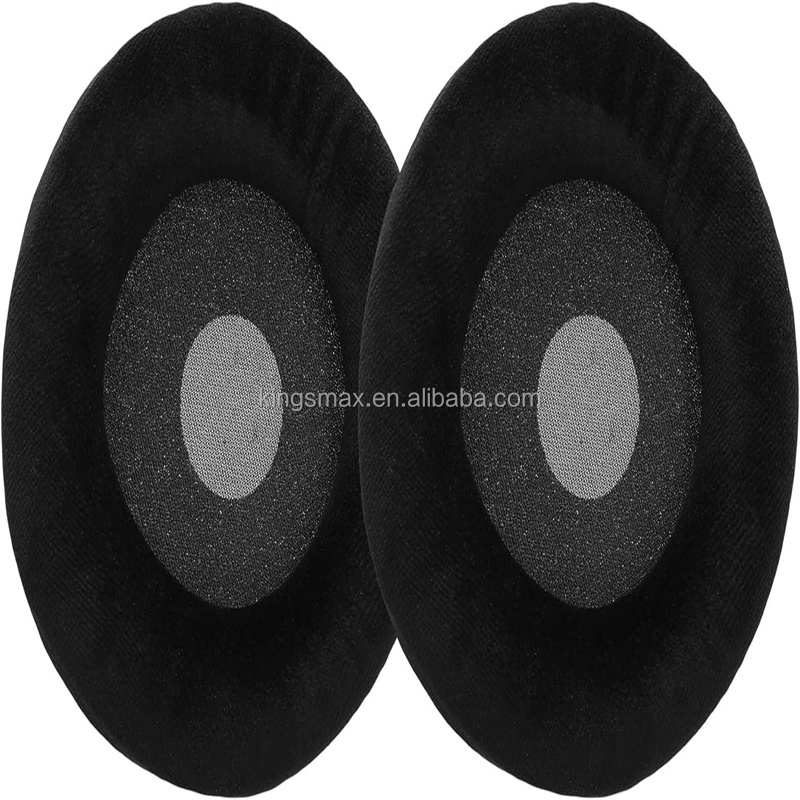 misodiko Vervangende 70 mm kussens oorkussens - voor AKG Y50 Y55 Y50BT hoofdtelefoons, reparatie onderdelen oorbeschermer oorkussens Cup kussensloop (zwart