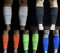 Protège-tibia de football élastique personnalisé manchons de mollet protège-tibias chaussettes avec poche attelle de sécurité élastique pour mollet