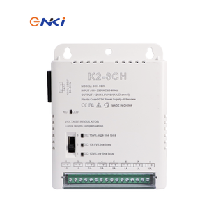 Hot Sell 100-240vac Naar Dc 12V/13.5V/15V 8ch Constante Spanning Kunststof Schakelende Voeding Voor <span class=keywords><strong>Cctv</strong></span> Voeding - Product Image 1