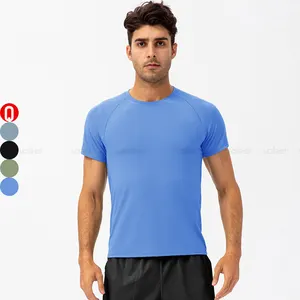 Quick dry crew neck Men short sleeve sports t shirt custom sport wear lightweight t shirt men Fitted/standard fit t-shirt