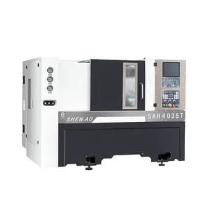 SAH4035T baixo custo pesado torno cnc máquina bar extrator para tornos cnc