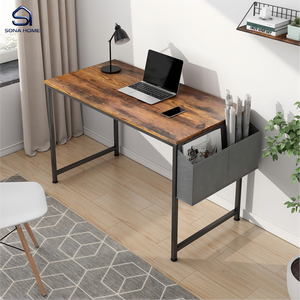 Meilleure Vente SONA HOME Bureau de Travail Compact Écologique Style <span class=keywords><strong>Ferme</strong></span> Vintage avec Poche Latérale de Rangement Supplémentaire Anti-Humidité - Product Image 1