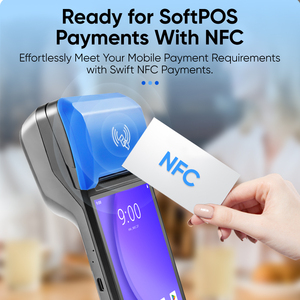 FYJ-F1-99 đầy đủ Màn hình cảm ứng android14 hệ thống POS 6400mAh 3 + 32GB NFC OEM GMS chứng nhận 64bit 6inch cầm Tay POS - Product Image 2