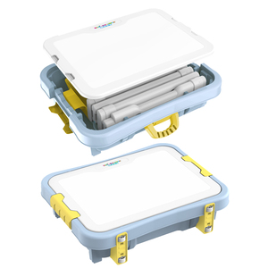 Tavolo da disegno multifunzionale regolabile per scrivania da tavolo tavolo da apprendimento Set di mattoni per bambini giocattolo educativo - Product Image 3