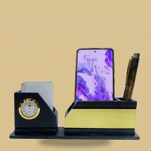 Custom Logo Desktop Organizer Pen Holder Card Holder Desk Display <b>Gift</b> Box for <b>Office</b> Corporate gifting - Product Image 1