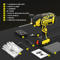 HAXIAOER MMA 165 Mesin Las Genggam 220V untuk Perbaikan Rumah DIY Perawatan Pertanian Kit Mesin Las Busur Stick