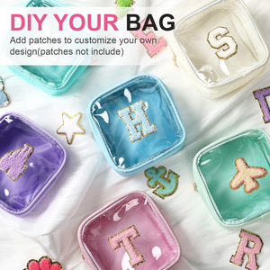 Wholesale Custom Logo Waterproof Small Makeup <b>Travel</b> Toiletry Cosmetic Zipper <b>Bag</b> Custom Logo <b>Clear</b> Pvc Cosmetic <b>Bag</b> - Product Image 5