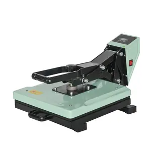 Lowest Price in Record Portable 38 x 38 cm 15" x 15" Flat Clam Heat Press for T shirt Printing