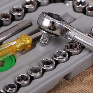40-Piece High Quality Steel Combination <b>Socket</b> Screwdriver Hand Tool <b>Ratchet</b> Wrench Set - Product Image 3