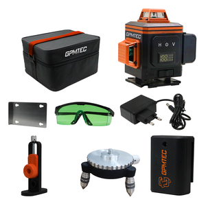 Niveau laser numérique 16 lignes 4D Green Cross 360 rotatif à nivellement automatique avec trépied pour le nivellement du bricolage - Product Image 2