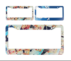 Custom Design Car Accessories 2026 Colorful <b>License</b> Plate <b>Frame</b> for USA - Product Image 3