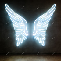 Enseignes lumineuses néon arc-en-ciel LED personnalisables populaires pour la publicité, pour voitures, maisons et entreprises - Plug and Play