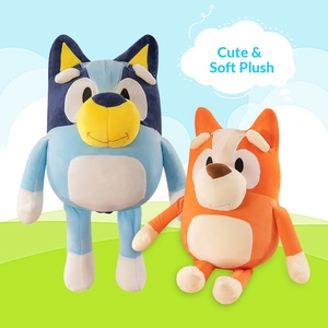 Peluche Súper Suave para Muñecos de Dibujos Animados Familiares, Muñeco Bluey <span class=keywords><strong>Bingo</strong></span>, Regalo de Cumpleaños para Niños, Muñeco de <span class=keywords><strong>Perro</strong></span> de Algodón PP, Almohada Infantil - Product Image 3