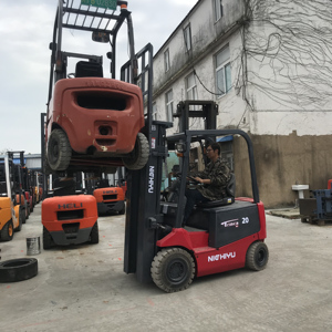 Narrow NICHIYU 3 Ton Diesel Engine Forklift Optional Lithium Battery System Three-Way <b>Pallet</b> Stacker <b>Used</b> Condition Heli Brand - Product Image 3