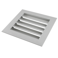 Grille de ventilation décorative pour climatisation, en aluminium, pour mur extérieur
