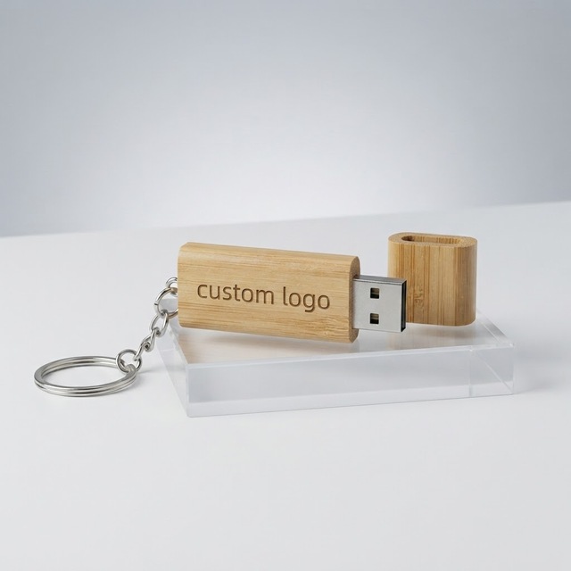 Promotional Gift Wood Usb Flash Drive Bulk Usb Stick with Wood Box with Engrave logo 8gb 16gb 32gb Usb Flash 64gb