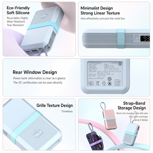 SIKAI 硅胶保护套适用于小米 67W 10000mAh P03MI 移动电源防震防摔防刮保护套 - Product Image 5