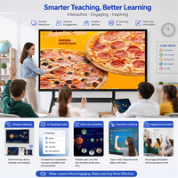 Fabrieks prijs 86 inch interactief plat digitaal whiteboard AI smartboard voor onderwijs