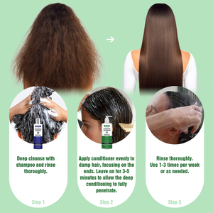 250ml Shampooing crème nourrissante rafraîchissante pour folliculite cuir chevelu <span class=keywords><strong>psoriasis</strong></span> séborrhéique conditionneur liquide à base de plantes hydratant - Product Image 6
