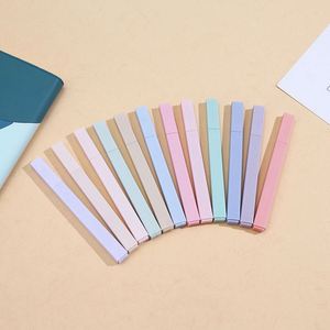 Macaron Multicolor Promotional Highlighters Wholesale Markers for Students and Children <b>Pens</b> with Custom logo for Corporate Gift - Product Image 1