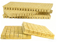 Cubes de laine de roche de haute qualité pour la culture hors-sol, blocs agricoles, isolation thermique en laine de roche, bloc de laine pour l'hydroponie
