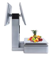 Machine de terminal de caisse enregistreuse de 15.6 pouces Balance de pesée de point de vente AI Balance de système de point de vente intelligente Écran tactile pour la vente au détail de légumes