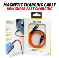 Cable de Carga Rápida Verona DC-160 de 60W, Tipo-C a Tipo-C, con Trenzado de Nailon, Conductor de Cobre Puro, Molde Privado, para Auriculares y Banco de Energía