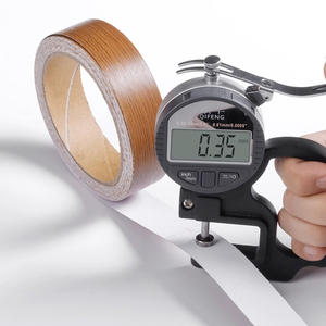 Decoration Wood Grain <strong>PVC</strong> Edge Banding <strong>Tape</strong> with Rubber Adhesive Single Sided Pressure Sensitive for Furniture Cabinet - Product Image 3