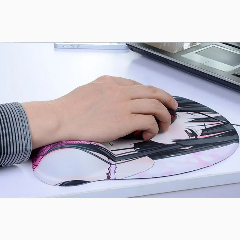 Stile computer poggiapolsi mousepad personalizzato oppai cartoon girl sexy big ass mouse pad Spot spedizione veloce seno mouse pad
