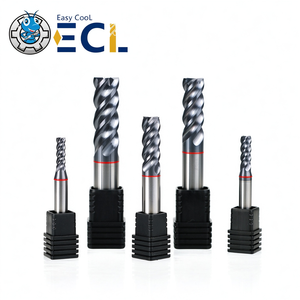 ดอกกัดปลายมน 4 ฟลุต ทังสเตนคาร์ไบด์ เคลือบ AlTiN HRC65 สำหรับงาน CNC รุ่น Easy Cool - Product Image 4