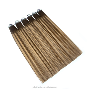 Extensions de cheveux Remy Micro Genius Weft invisibles haut de gamme, double épaisseur, pointes pleines, cheveux humains, longue durée de vie, donneur unique - Product Image 2