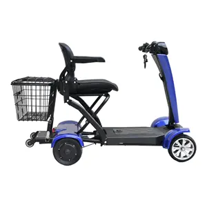 E-xe máy di động gấp di động mạnh mẽ quadricycle tự động gấp người cao niên Xe tay ga khuyết tật Xe tay ga cho người cao niên