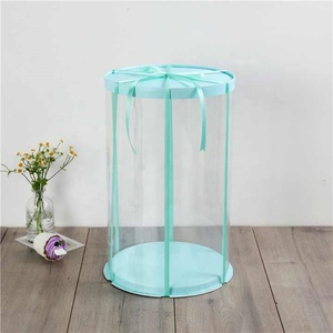 Clear Plastic Cake <b>Box</b> Packaging <b>Box</b> Wholesale Round Transparent Cake <b>Box</b> - Product Image 5