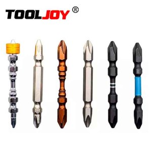 Industrial Grade 10Pcs Double Head Screwdriver <strong>Bits</strong> S2 Steel PH2 65mm Magnetic <strong>Impact</strong> <strong>Driver</strong> <strong>Bit</strong> Set