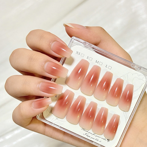 120 <span class=keywords><strong>faux</strong></span> <span class=keywords><strong>ongles</strong></span> à presser effet dégradé, brillants, forme cercueil moyenne, design <span class=keywords><strong>chic</strong></span> pour femmes, orange rouge, à porter, <span class=keywords><strong>faux</strong></span> <span class=keywords><strong>ongles</strong></span> - Product Image 4