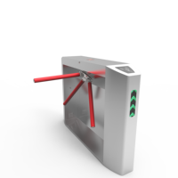 Torniquete Trípode Totalmente Automático de Alta Resistencia, Resistente a la Intemperie IP65, de Acero Inoxidable 304, Anti-Embutidos, con Control Remoto y Lector de Códigos de Barras