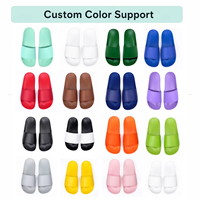 Pantuflas de Marca Privada con Logotipo Personalizado, Sandalias Abiertas Texturizadas, CE REACH OEM ODM con Empaque Personalizado