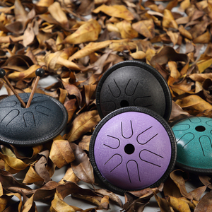Nouveauté : Mini tambour à langue en acier de 5,5 pouces, tambour de poche, 6 notes, gamme pentatonique C, multicolore - Product Image 2