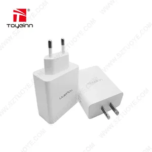 25W multiple ports USB wall Charger 4USB port charger adapter with VDE plug