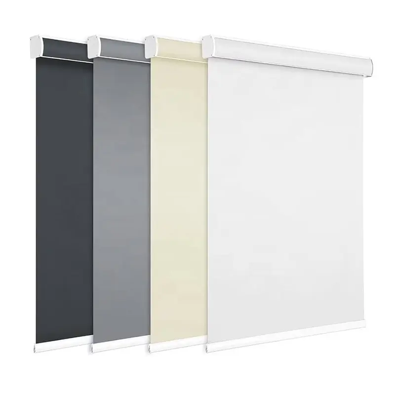 Customized Smart Automatic Windows Shades for Office and Home Motorized Blackout Roller Window Blinds