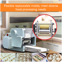 Machine automatique de fabrication de enveloppes de raviolis motorisée de grande capacité pour la maison, pour Papad, Momo, Empanada, Samosa, Gyoza, Wonton