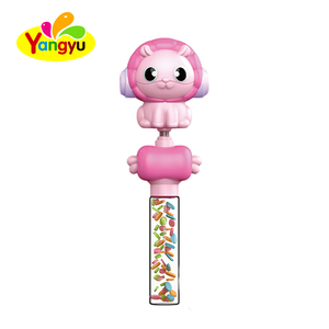 Jouet à presser tête de lion de dessin animé avec écouteurs et tube à bonbons - Product Image 5