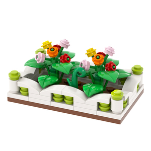 Whosale Farm Jungle Plant Stone Colorful Flower <strong>Bed</strong> MOC MOOXI MOC3029 <strong>Blocks</strong> &amp; Model Building Toys Bricks Promotional Toys - Product Image 6