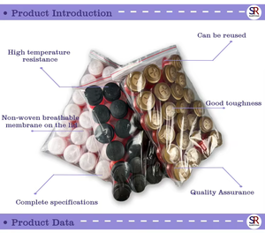 Bonne ductilité et unité résistante à la chaleur de chapeau et d'anneau avec la membrane respirable non-tissée sur le couvercle - Product Image 2