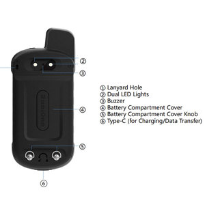 RDC20 เครื่องรับสัญญาณ GNSS RTK แบบมือถือระดับมืออาชีพ พร้อมระบบ Android 10.0 มาตรฐาน IP68 แบตเตอรี่ 4000mAh สำหรับงานสำรวจและทำแผนที่ - Product Image 4