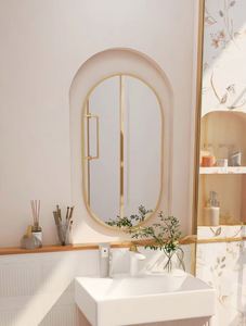 Meuble-lavabo simple de style français moderne, série rose, élégant, pour petit appartement - Product Image 4