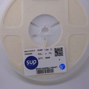 Manufacturer Direct RR2012 0805L1R24FT 0805 2012 Resistors Chip Resistors SMD Resistors 1.24ohm 1% 1/8W Thick Film Resistor - Product Image 1