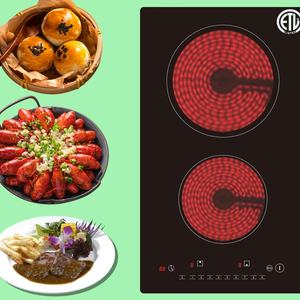 Cuisinière en céramique à deux brûleurs pour grossistes et distributeurs - Product Image 1